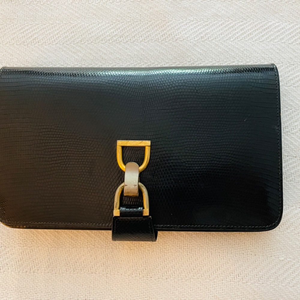 Black Vintage/Antique  authentique Gucci purse
